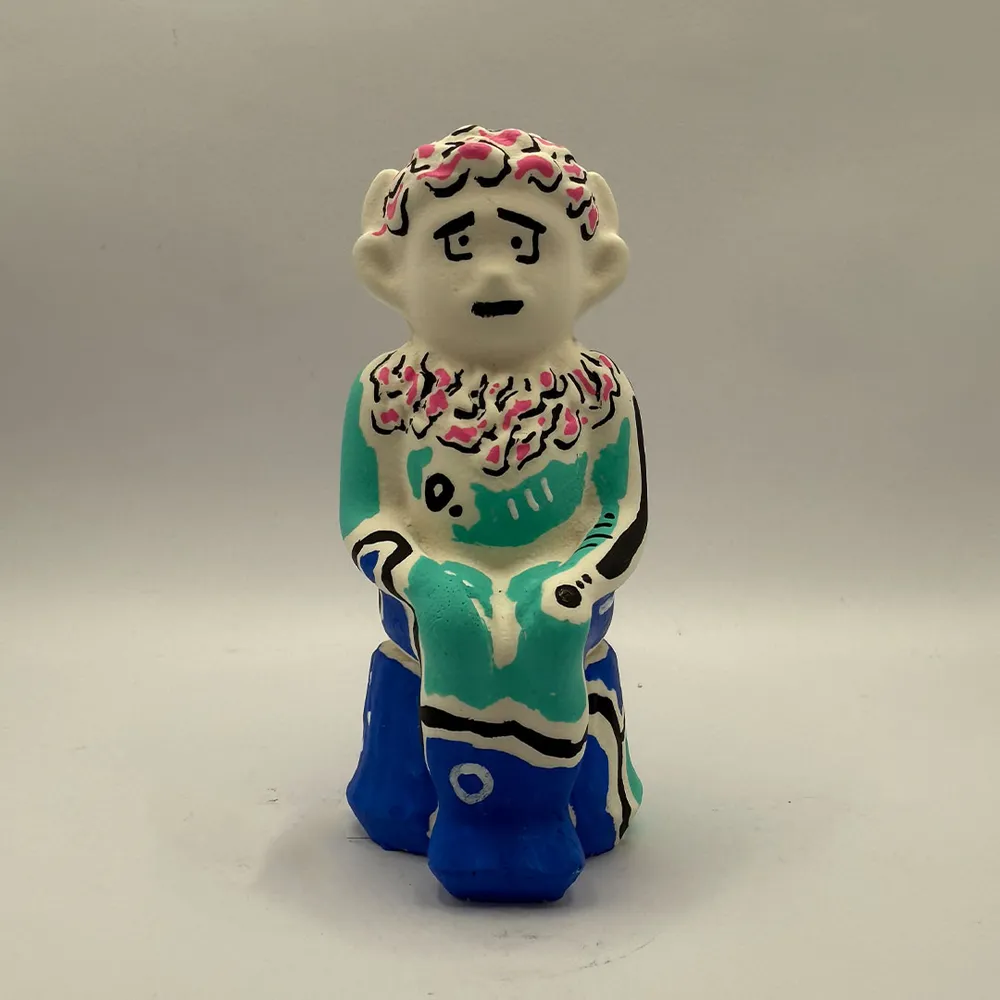 A hand-painted Lincoln Imp by a local artist