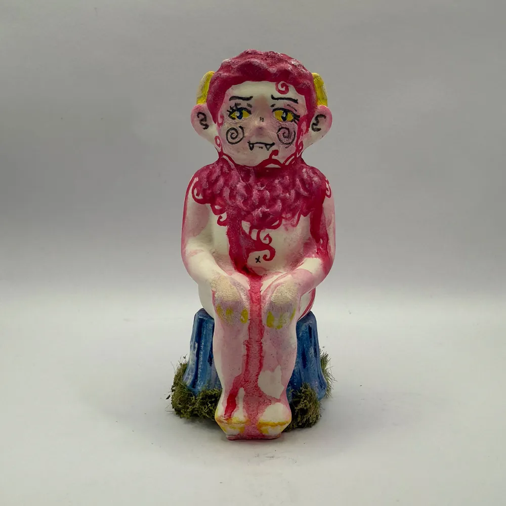 Bertie, a Lincoln Imp painted by Felix Francis