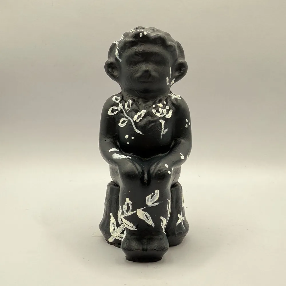 Midnight Garden Imp, a Lincoln Imp painted by Kerry Wint