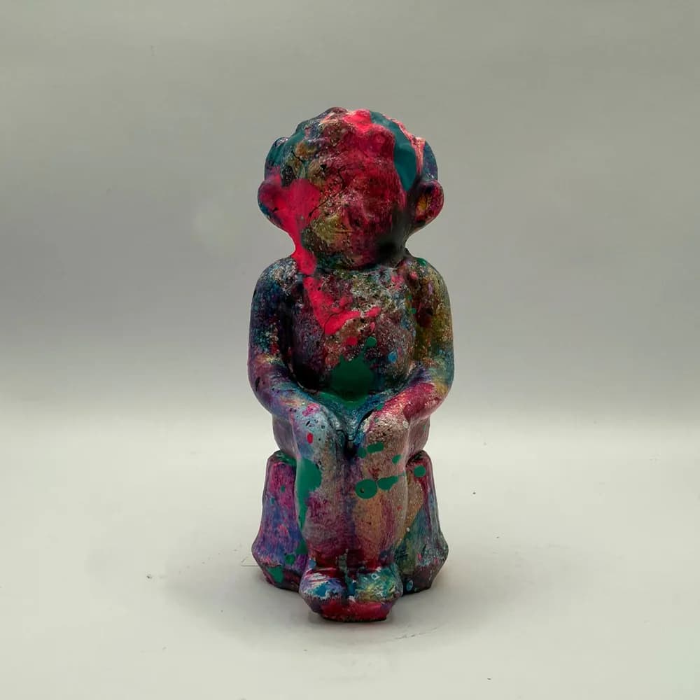 Splatterwick, a Lincoln Imp painted by Lisa Pool