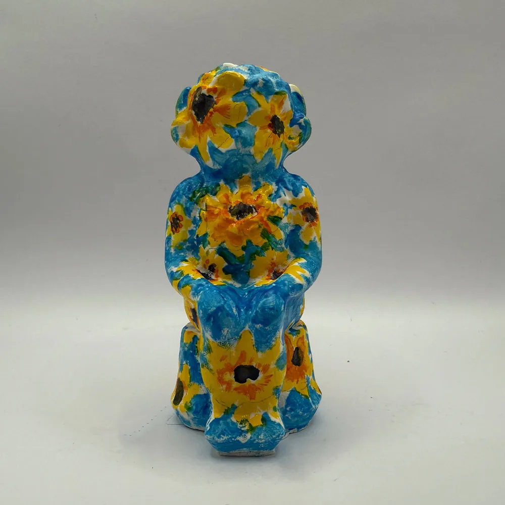 Sunflower, a Lincoln Imp painted by Toni Stefaniuk